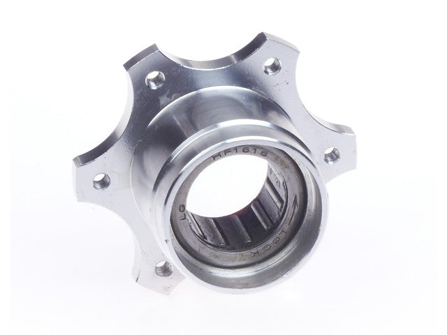 Autorotation hub with one way bearing