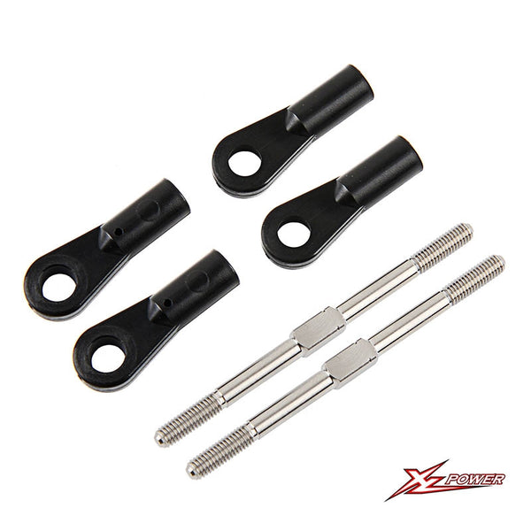 XL70H14 Titanium linkage Rod Set Turnbuckle