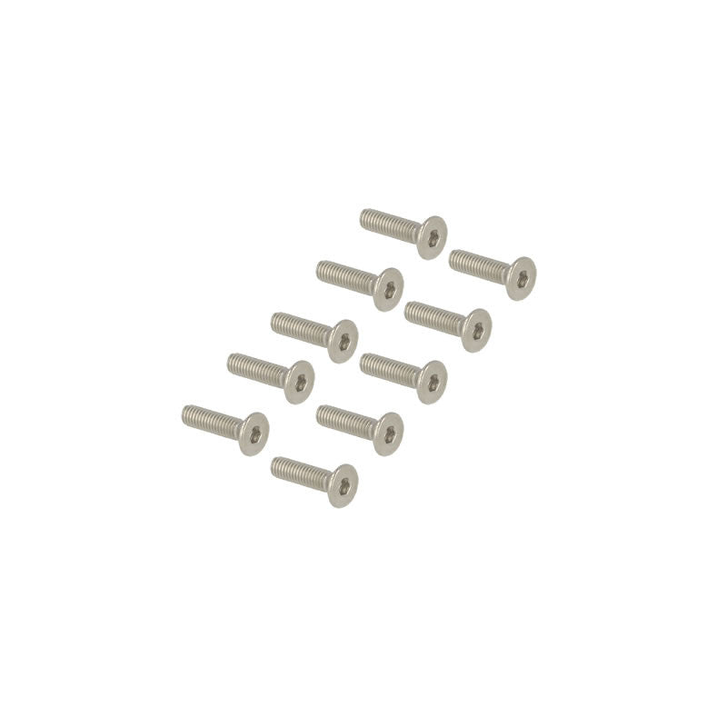 Flat head stainless bolt M3x12
