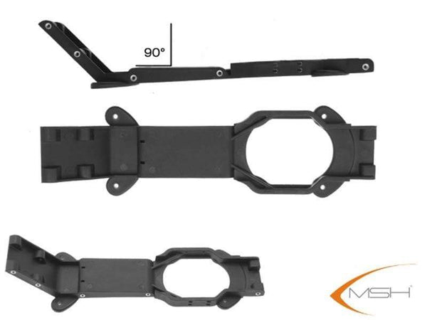 MSH51339 FBL Lower plate carbon 500 (90° main shaft)